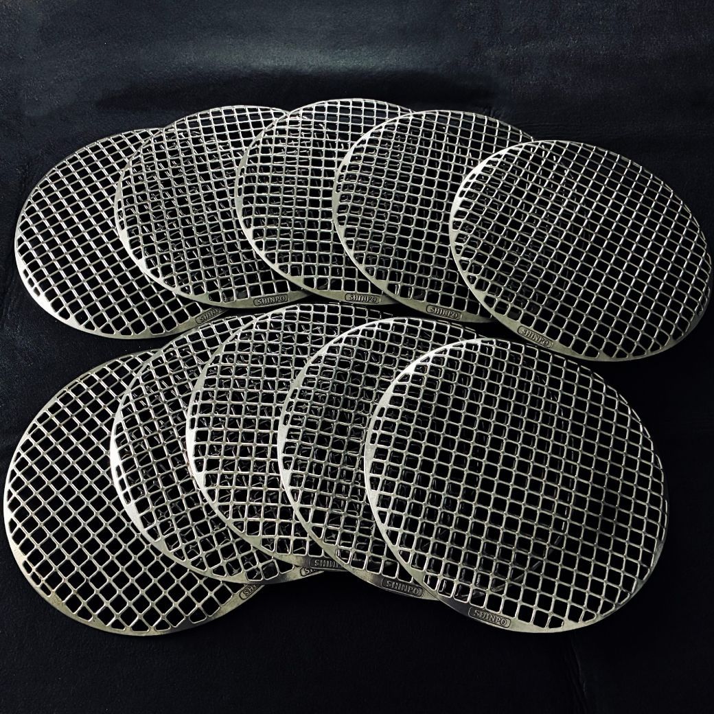 シンポ フラットネット 28cm 10枚セット 焼き網 中古品 業務用 BBQ