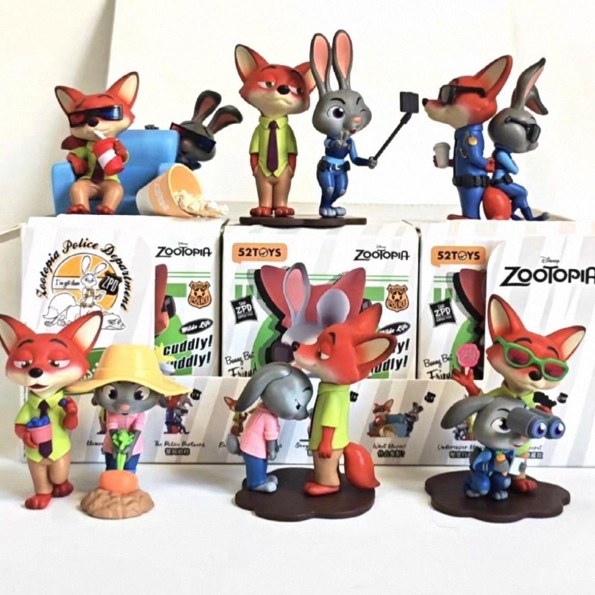 6種セット 海外限定 ディズニー ズートピア2 フィギュア 52TOYS