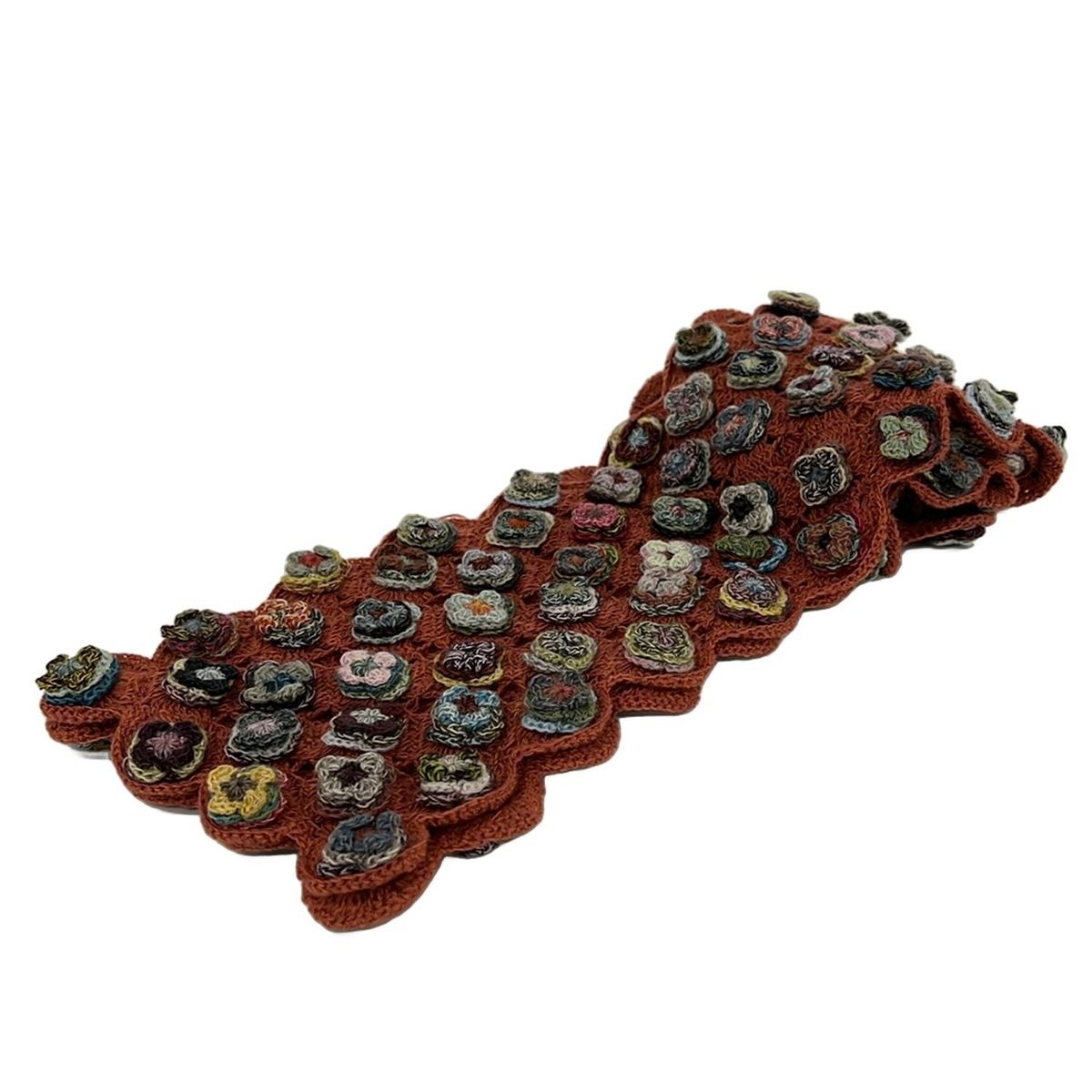 SOPHIE DIGARD(ソフィーディガール) マフラー美品 - ブラウン×ボルドー