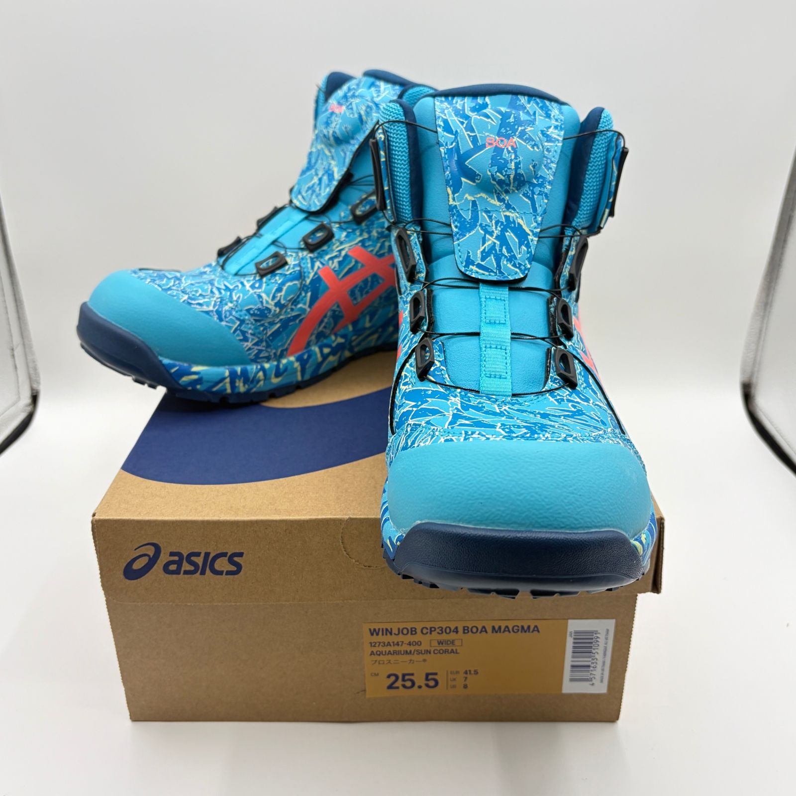 未使用品】 アシックス ウィンジョブ 安全靴 CP304 BOA MAGMA 3E相当