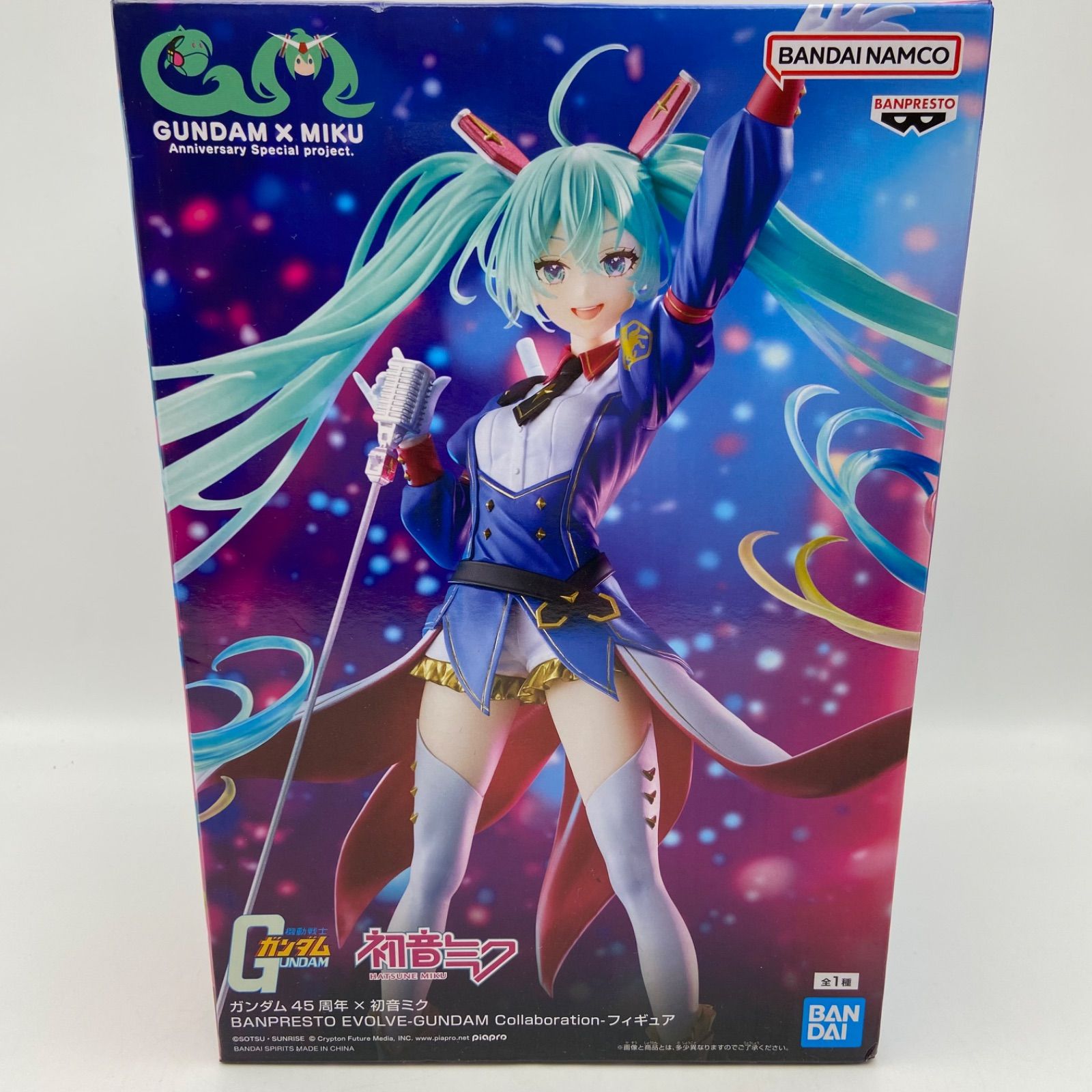 未開封 初音ミク ガンダム45周年×初音ミク BANPRESTO EVOLVE GUNDAM