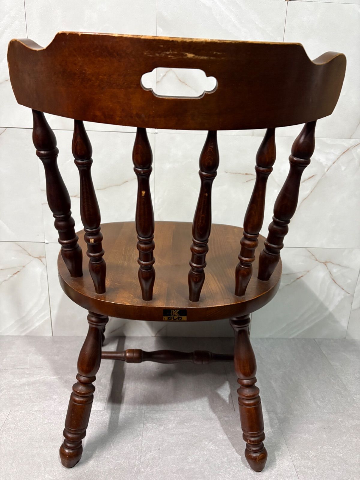 ⑧ 柏木工 KASHIWA ウィンザーチェア オールド ろくろ脚 vintage