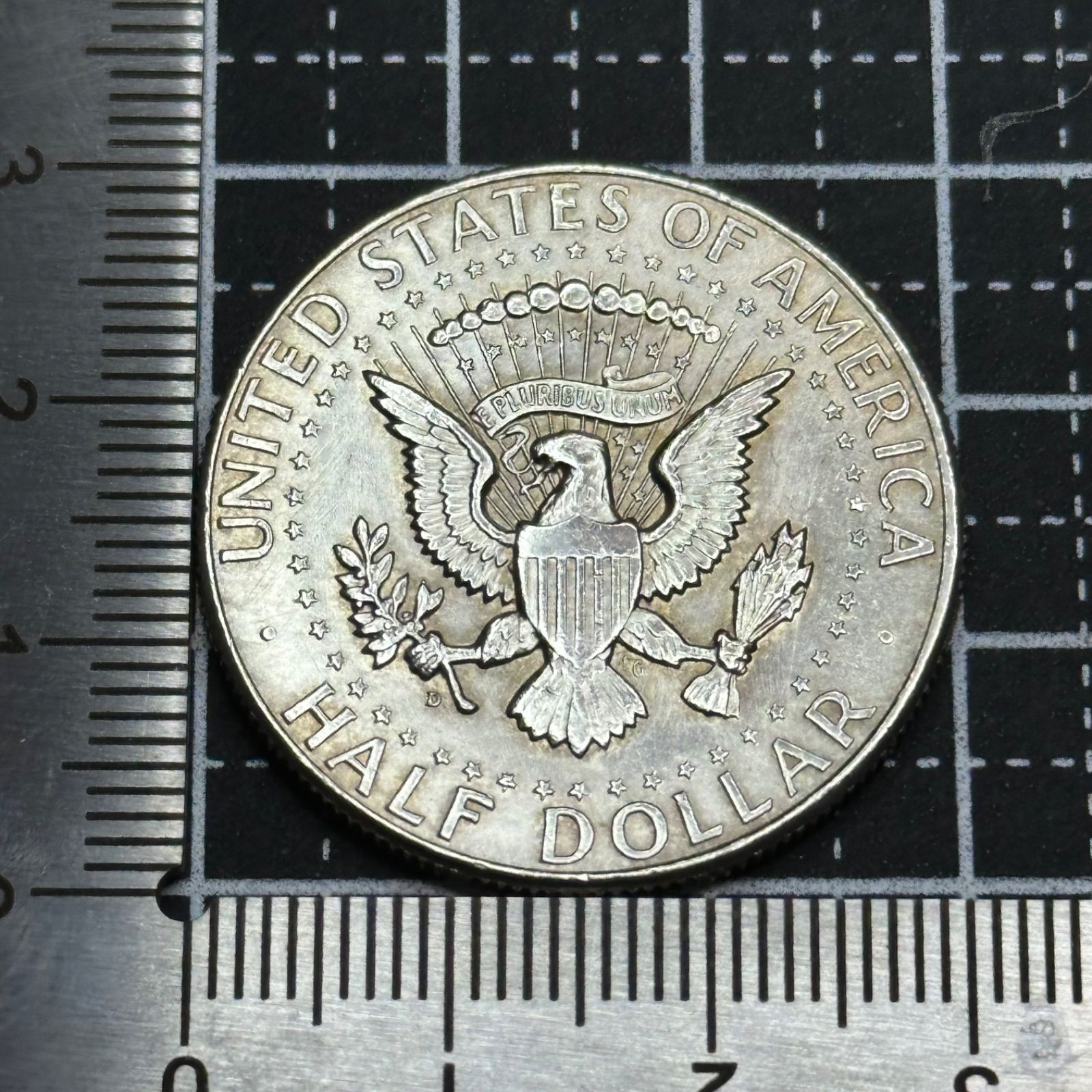 銀貨】1964年 アメリカ ケネディ ハーフダラー 銀90％ 初年号／J.F.