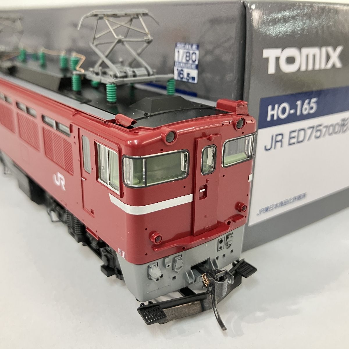 TOMIX HO-165 JR ED75形700番台 電気機関車 後期型 サッシ窓 HOゲージ