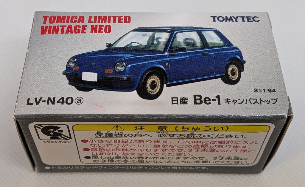トミーテック TOMICA LIMITED VINTAGE NEO 日産 Be-1キャンパストップ
