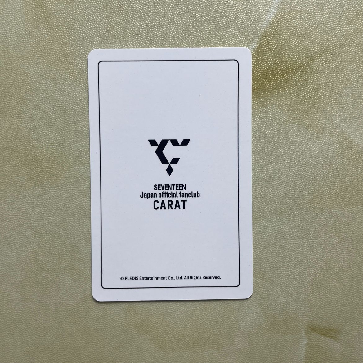 my best seventeen FC投票企画 MY BEST SEVENTEEN FC 限定 トレカ