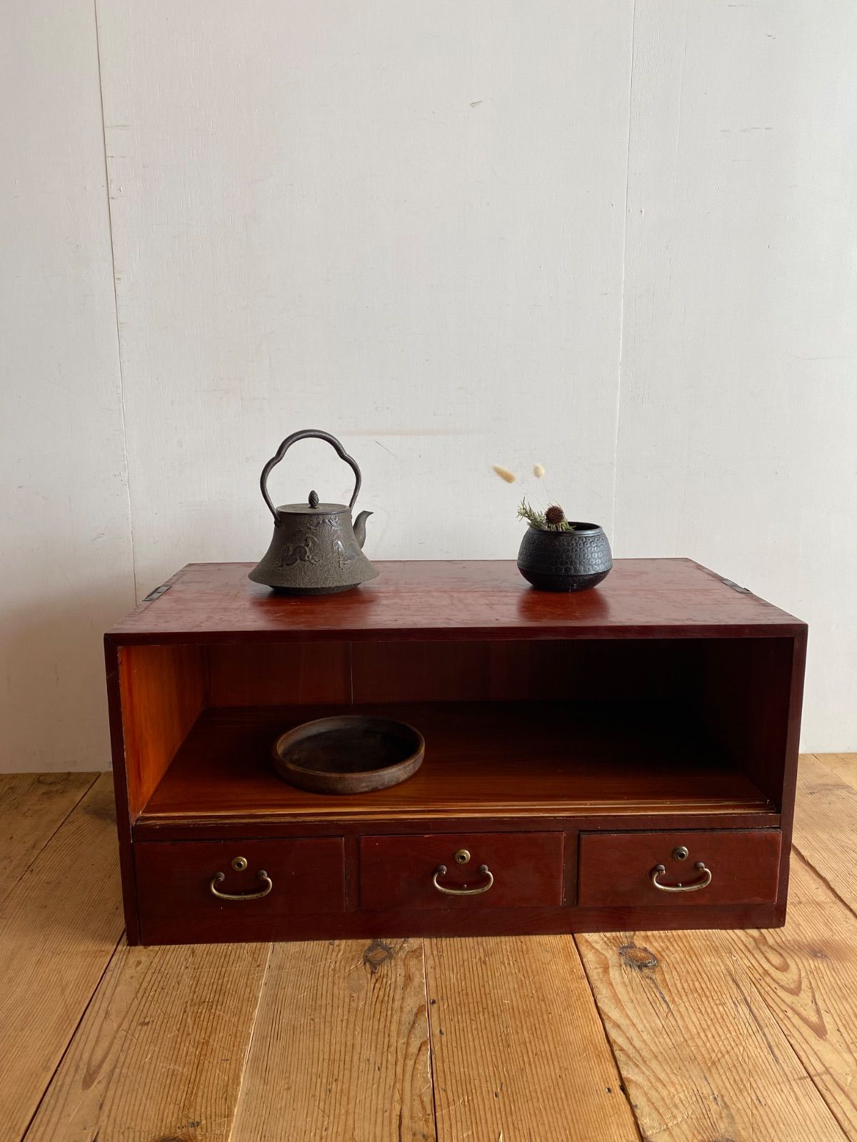 アンティーク チェスト 箪笥 ローボード ローテーブル テレビ台 昭和