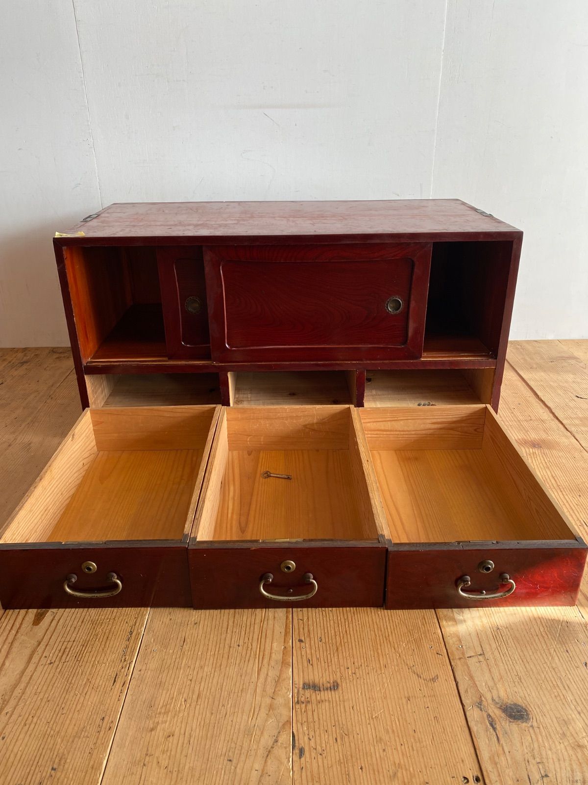 アンティーク チェスト 箪笥 ローボード ローテーブル テレビ台 昭和