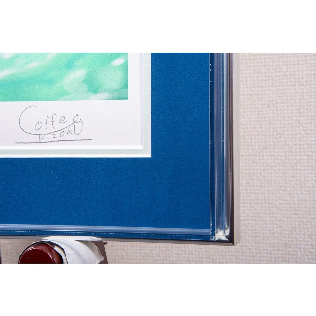 珈琲貴族】 「水椿」 版画 アールジュネス / アールビバン保証書付