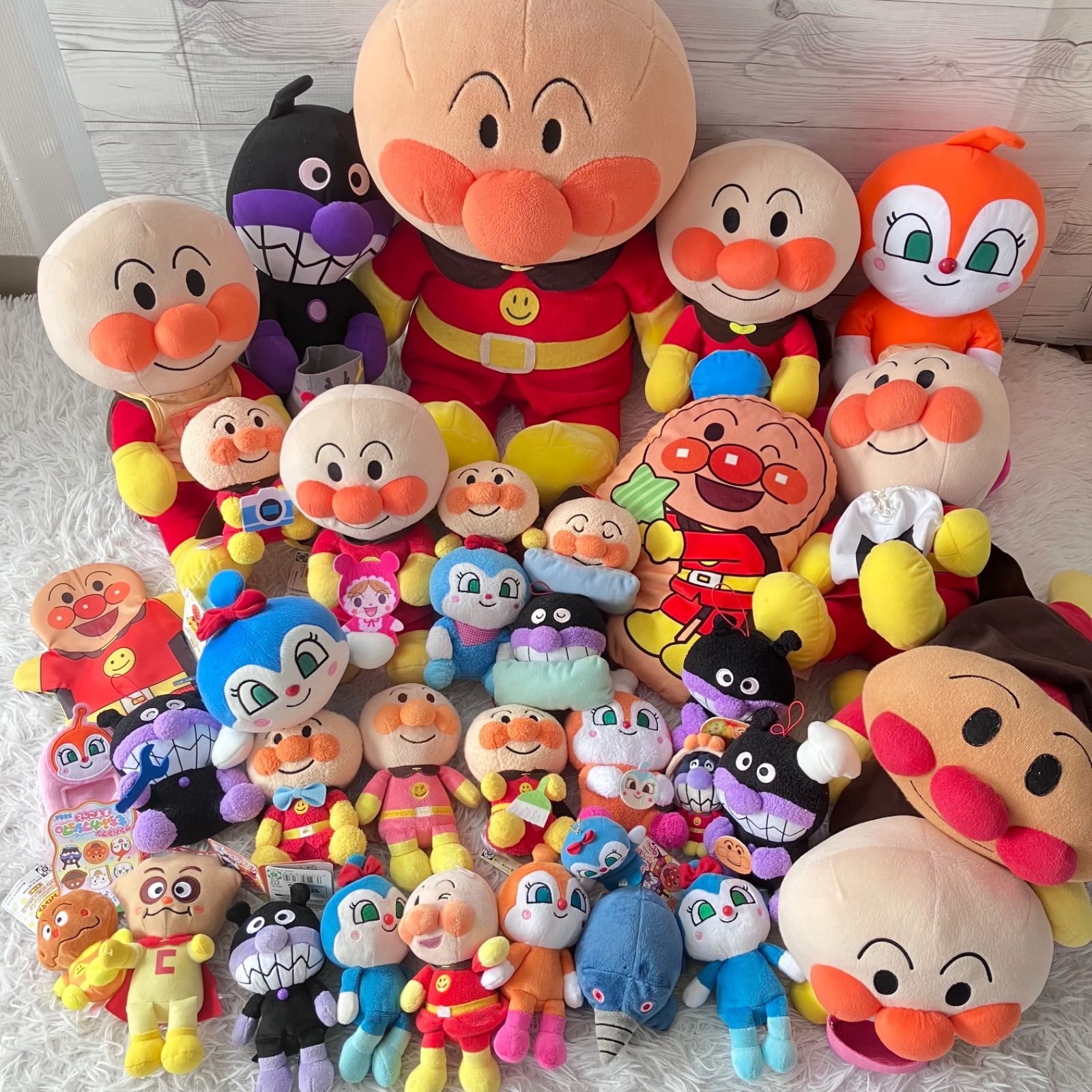 アンパンマン ぬいぐるみ 35点セット 大量まとめ売り プリちぃビーンズ