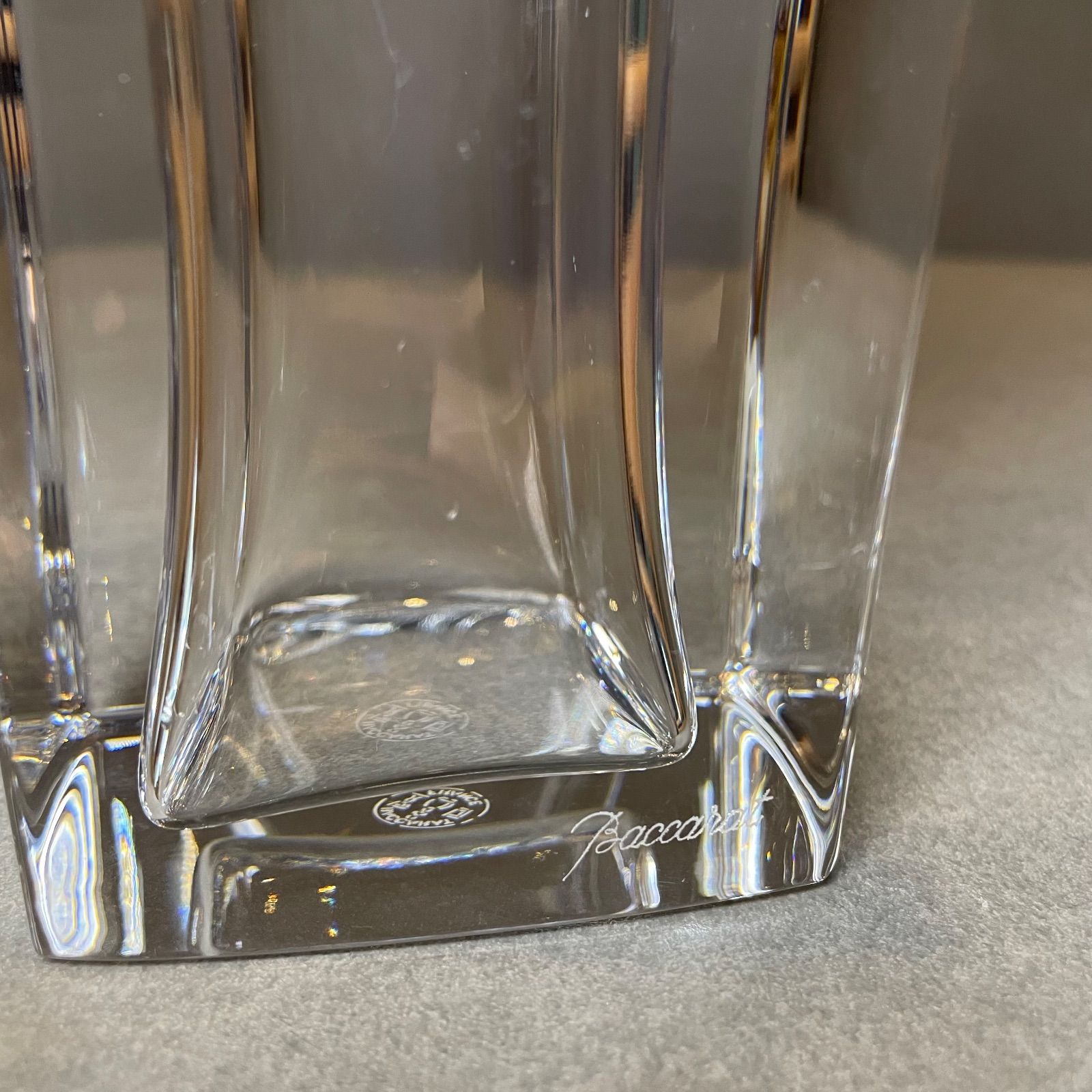 美品バカラ ジェネロサイト 花瓶 フラワーベース Baccarat クリスタル