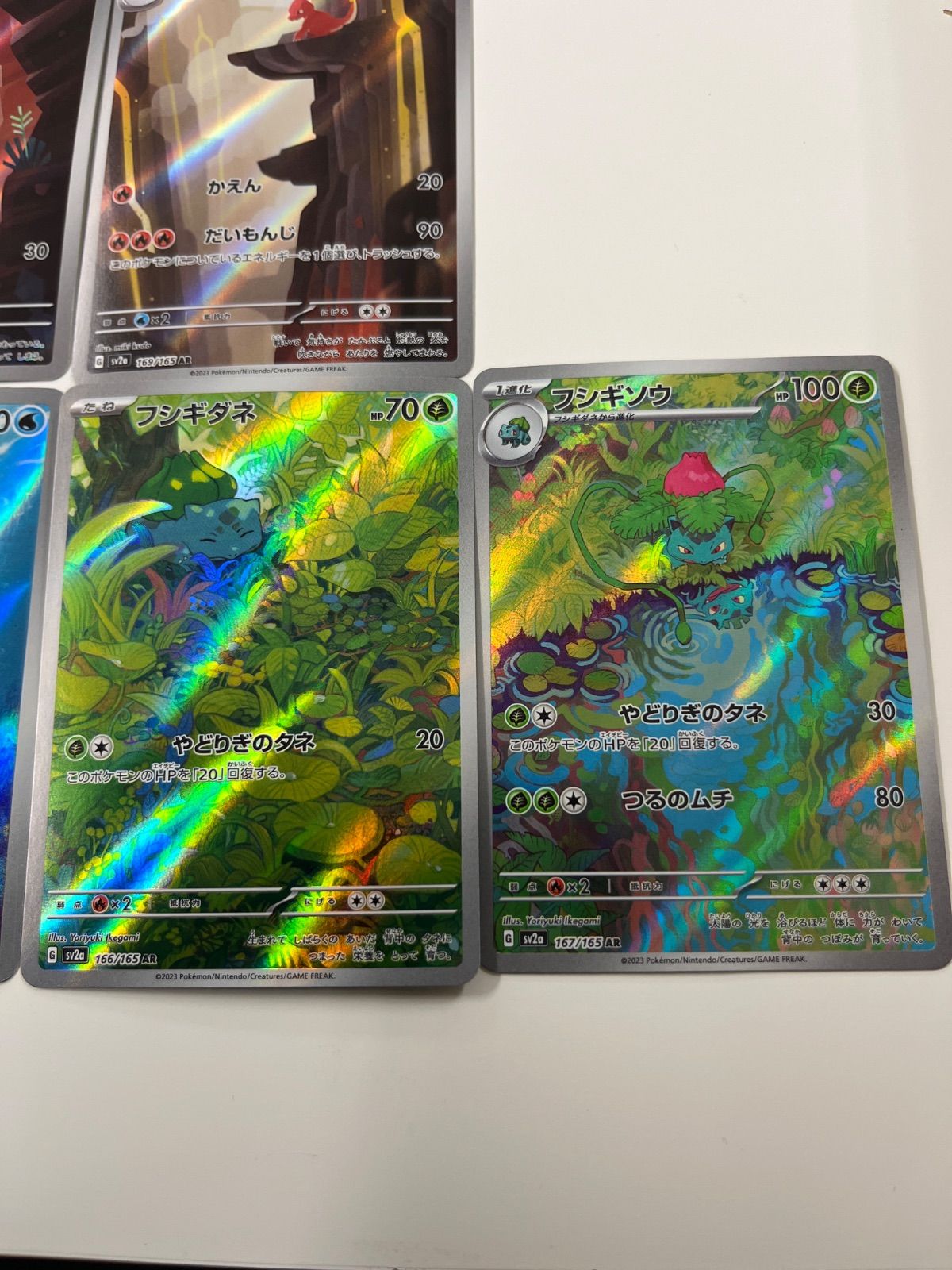 ポケモンカード ヒトカゲ リザード ゼニガメ カメール フシギダネ