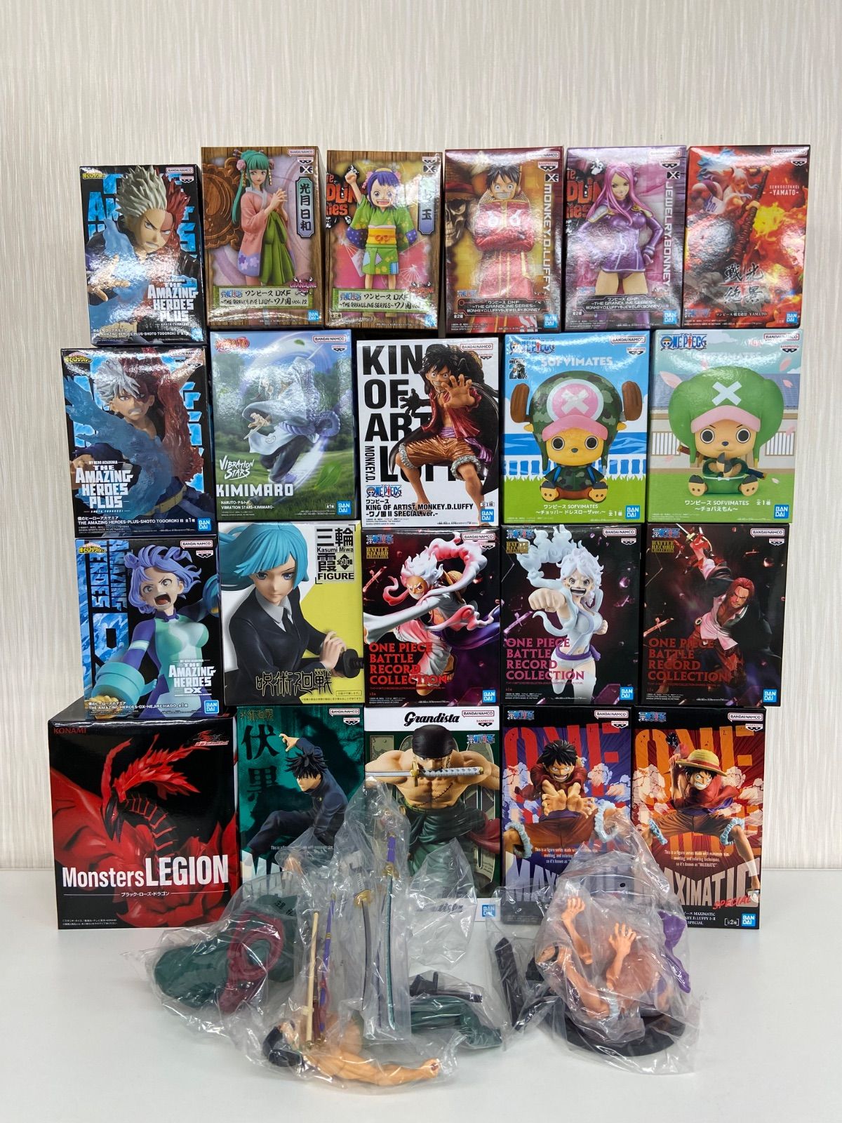 ジャンプ プライズ フィギュア まとめ 計21点 ワンピース 呪術廻戦