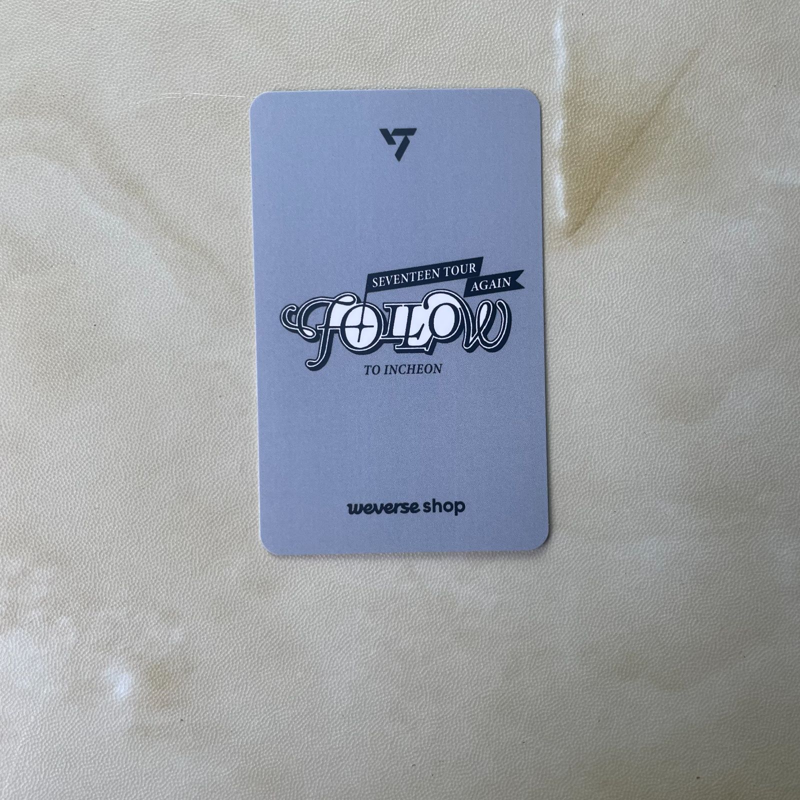SEVENTEEN FOLLOW AGAIN 仁川 会場限定 セブチ ウォヌ トレカ - メルカリ