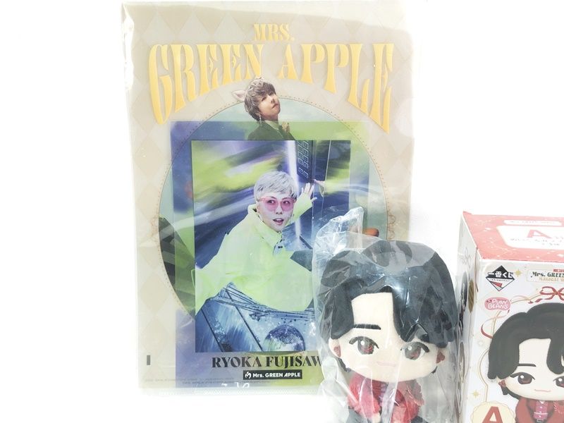 Mrs. GREEN APPLE 一番くじ A賞ぬいぐるみ 大森元貴 クリアファイル