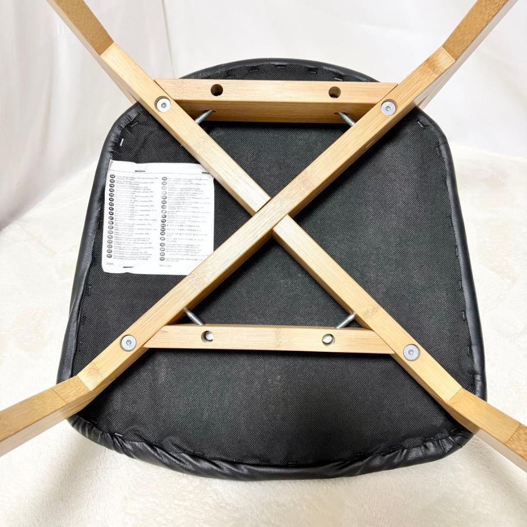 IKEA イケア ハンソーラ HANSOLA ブラック 竹 チェア 椅子 - メルカリ