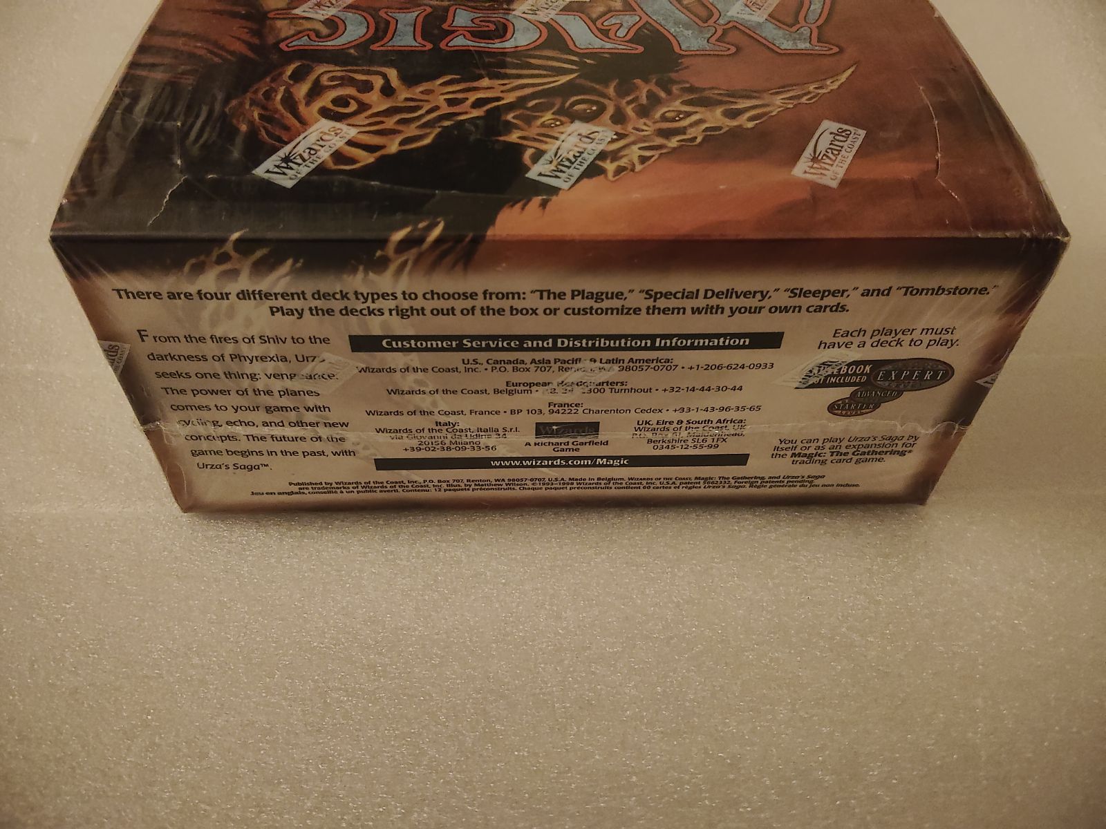 MTG】③ 英語版 未開封 ウルザズサーガ 構築済み テーマ デッキ セット