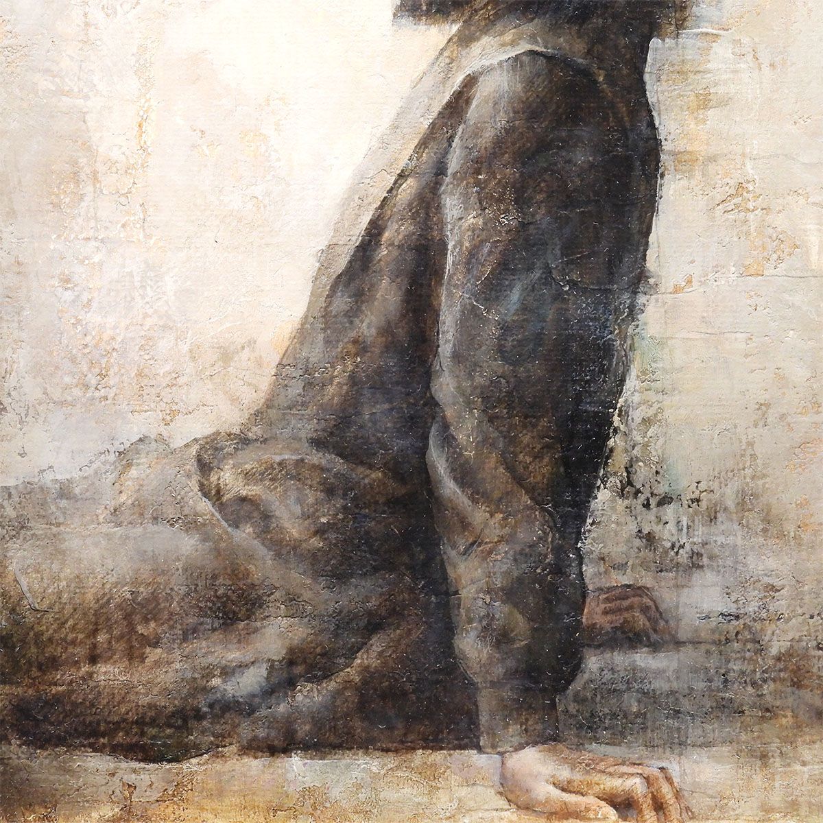 木原和敏 少女坐像 油彩4号 人物画 女性像 リアリズム 写実 白日会