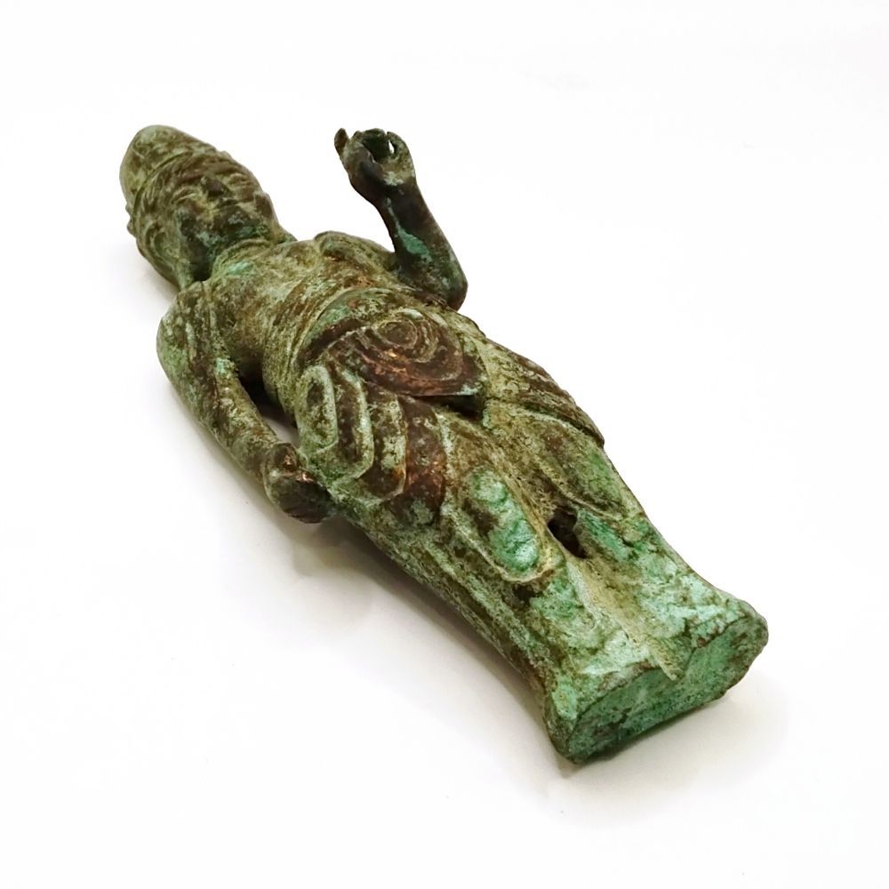 観音菩薩立像 骨董 古美術 金銅 銅に鍍金 観音様 仏像 アンティーク