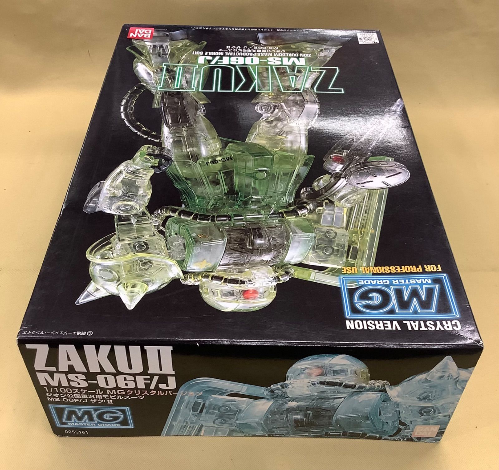 MG 1/100 MS-06F/J ザクⅡ クリスタルバージョン - メルカリ