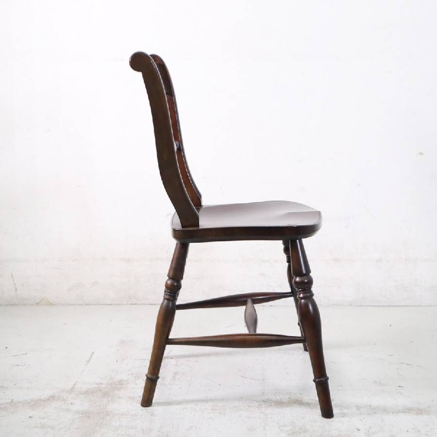 松本民芸家具 B型 ワイコムチェア 作家サイン有り ミズメザクラ 365h19