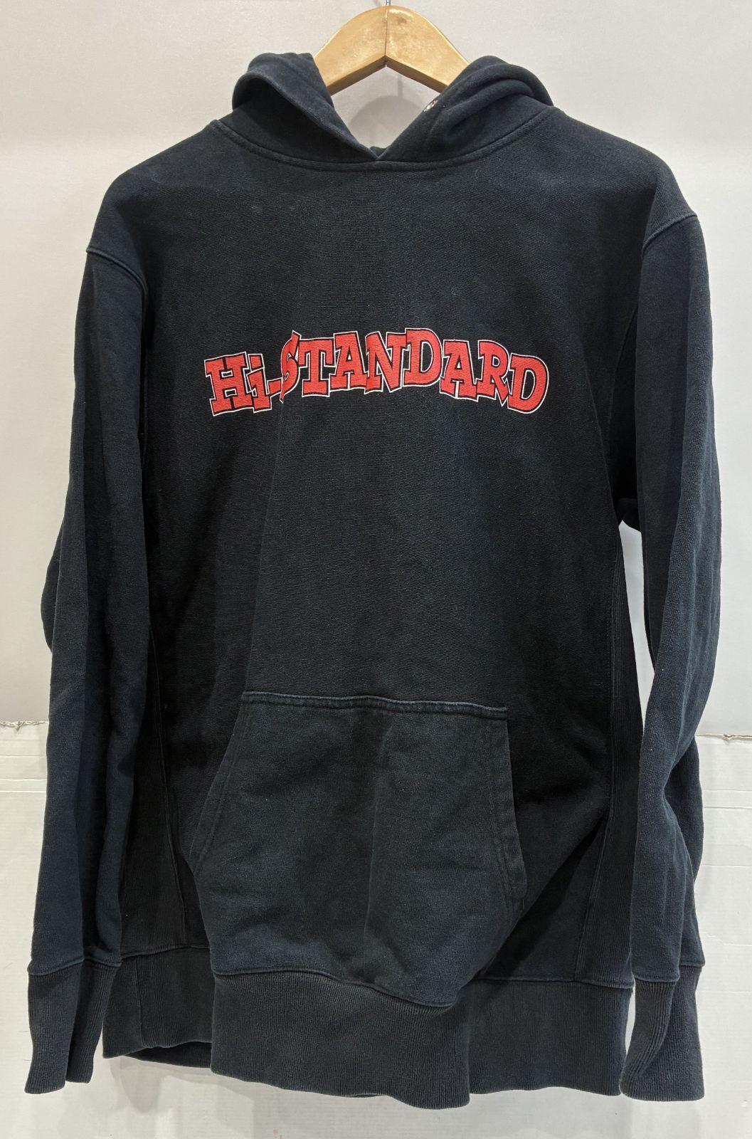 中古 Hi-Standard FATWRECK CHORDS パーカー XL ブラック 使用感有