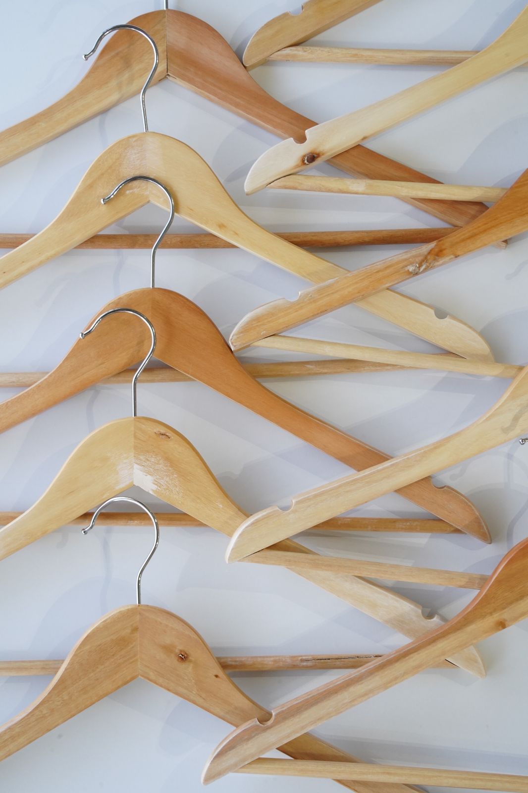 ニトリ（NITORI）木製ハンガー 40本 まとめ売り メンズ約44cm 店舗什器