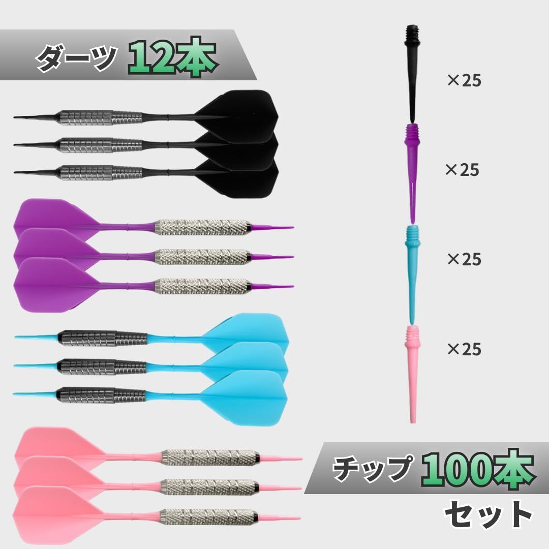 16g フェニックス ダーツライブ 練習用 12本 入門用 ハウス ソフト