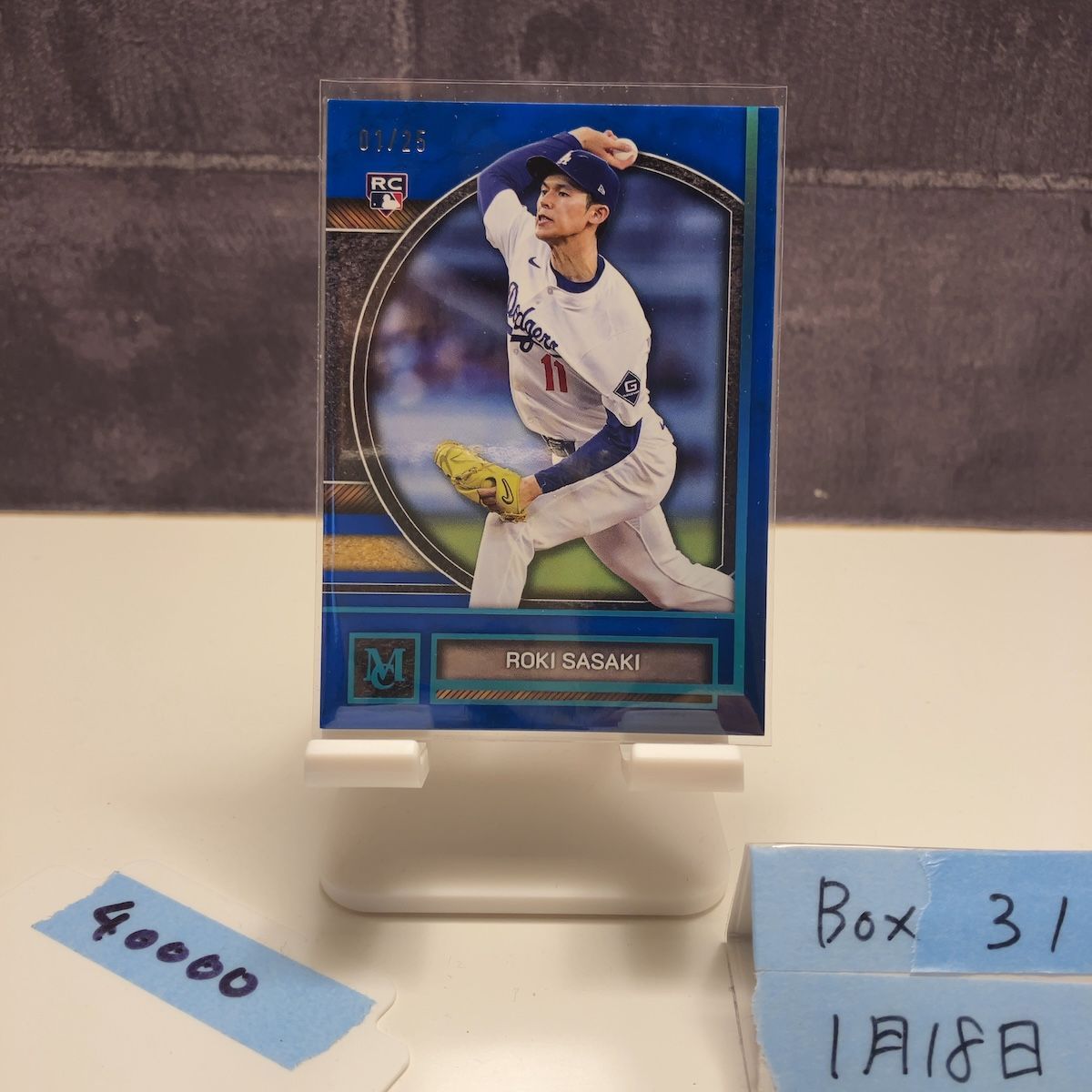 2025 Topps 佐々木朗希 Roki Sasaki 01/25 ロサンゼルスドジャース