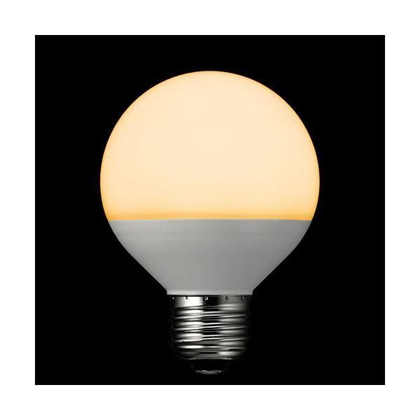 10個セット〕 YAZAWA G70ボール形LED 40W相当 E26 L色 電球色