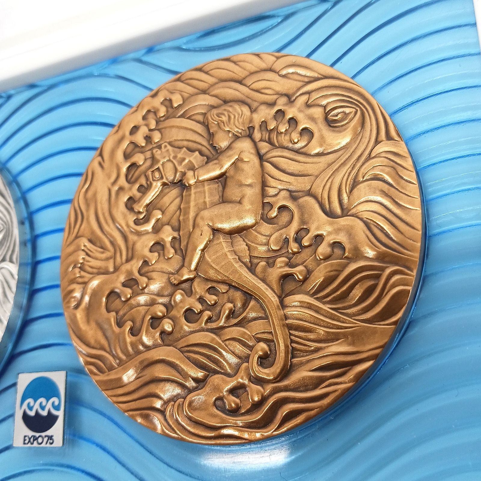 沖縄国際海洋博覧会公式記念メダル 1975年 EXPO'75 純銀 SILVER 1000