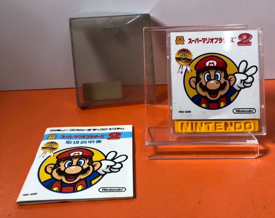 ○ディスクシステム スーパーマリオブラザーズ2 ファミコンソフト 箱