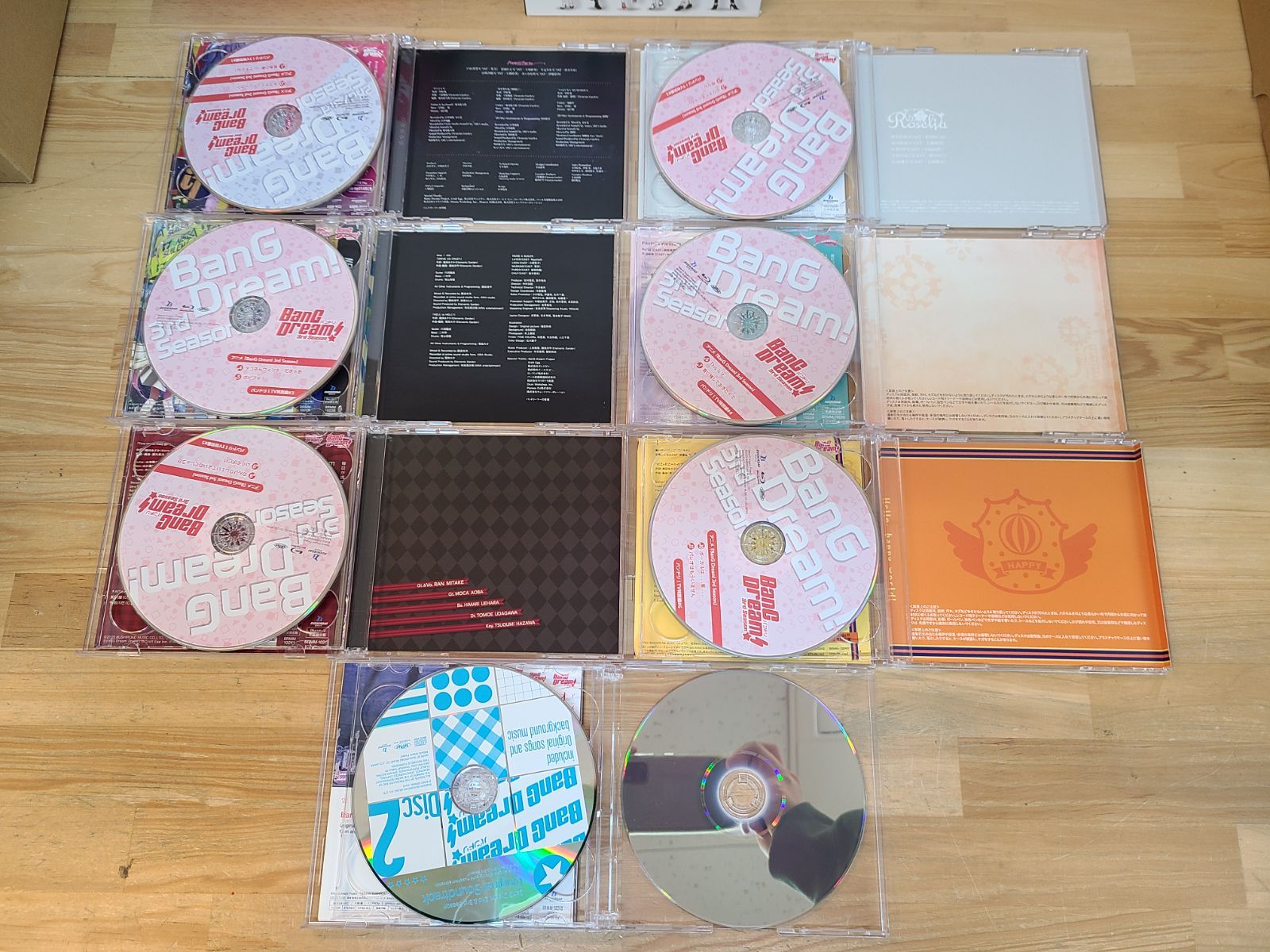 バンドリ 2rd 3rd CD Blu-ray付生産限定盤 まとめ売り 収納BOX 全帯