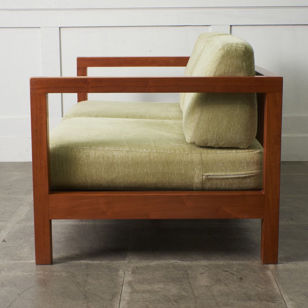 スキャンティーク SCANTEAK チーク 無垢材 2人掛け ソファ 2シーター