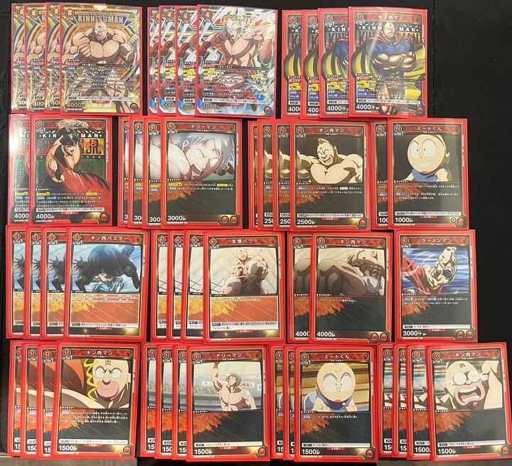 デッキ】 キン肉マン 赤 ザ・マシンガンズ【UNION ARENA】一部パラレル