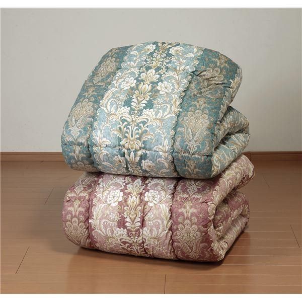 羽毛タッチ高級掛布団ペイズリー柄（ダブル ブルー） - メルカリ