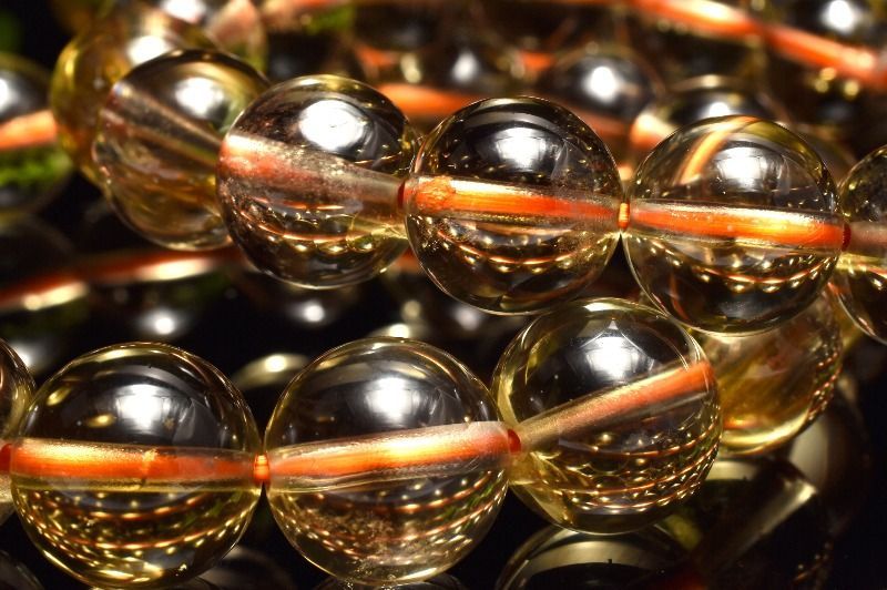 希少◇魔晶宙斯 ゼウスクォーツ(スモーキーシトリンファントム) 11mm