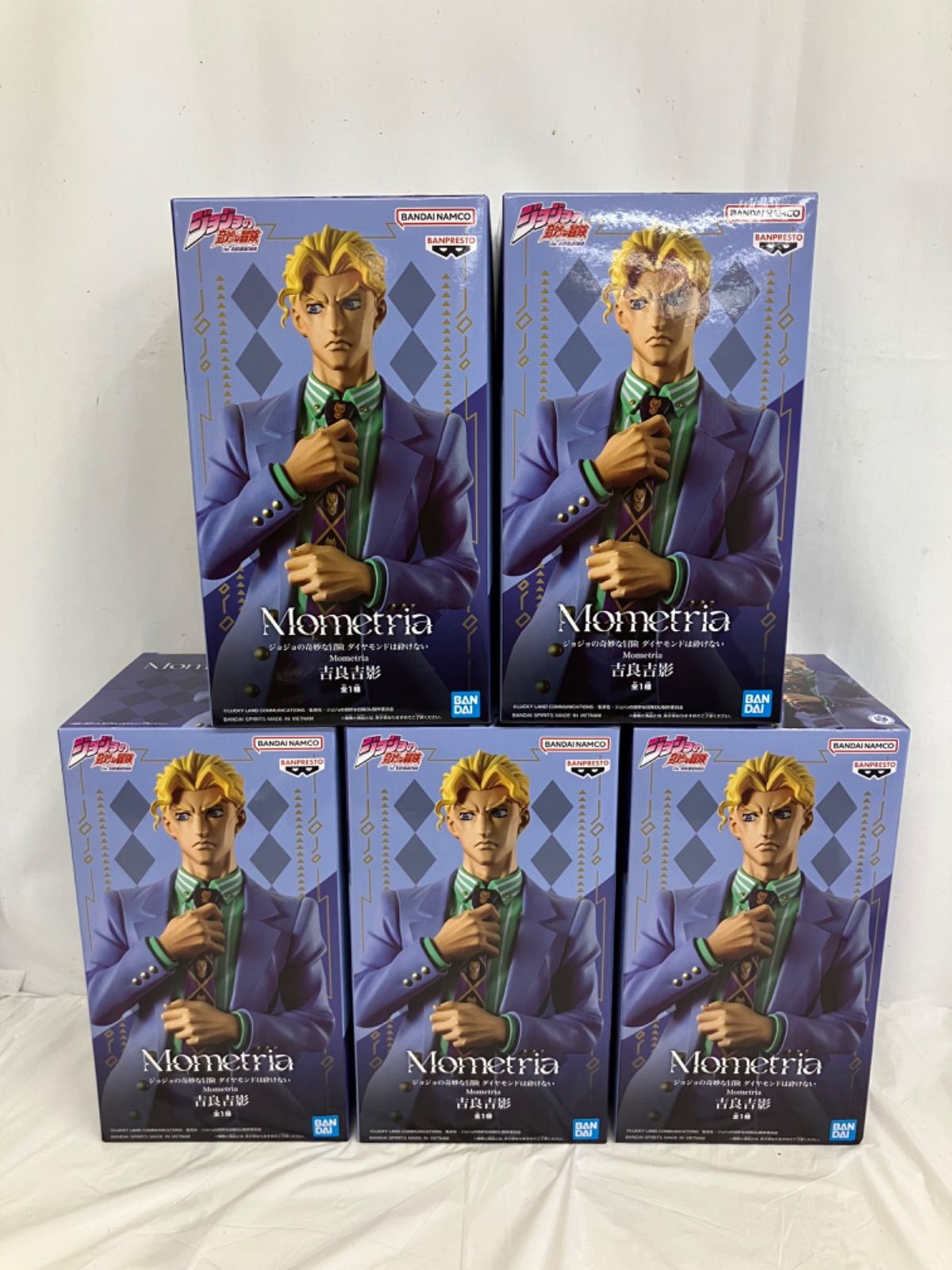 未開封 ジョジョの奇妙な冒険 Mometria 吉良吉影 フィギュア 5個