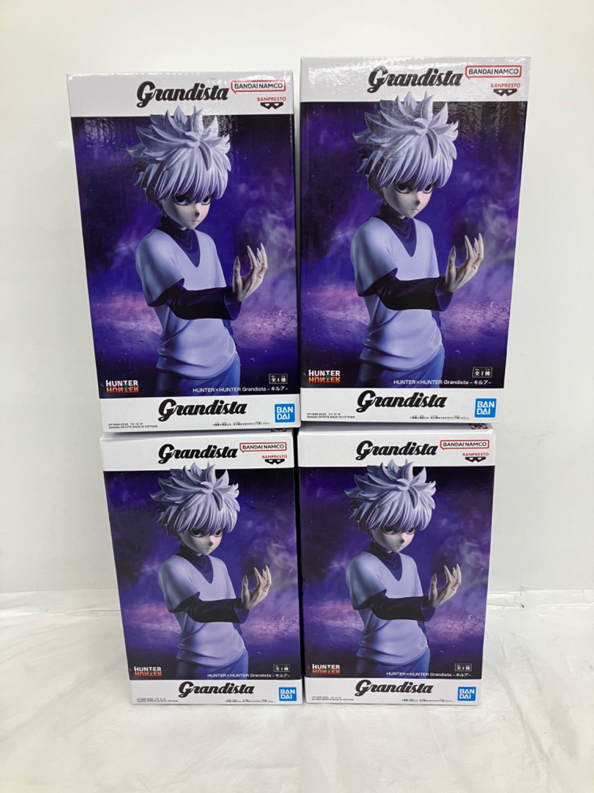 未開封 HUNTER×HUNTER Grandista キルア フィギュア 4個セット LF2863