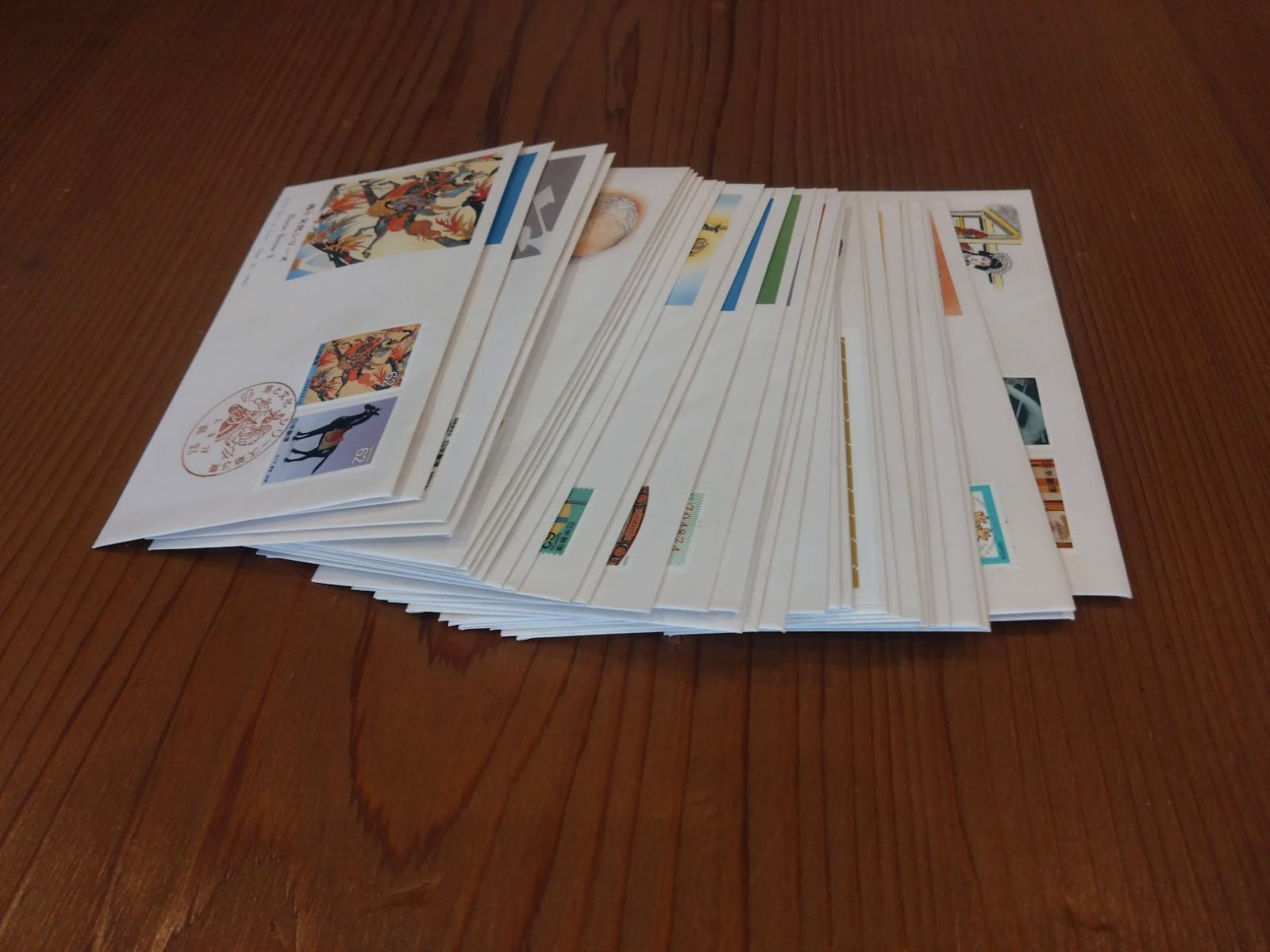 平成初期 記念切手 初日カバー まとめ売り 34点 解説カード付 1990年