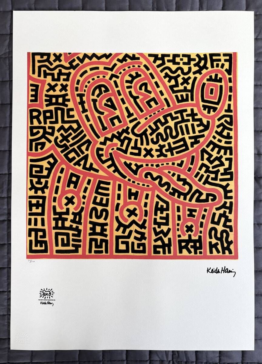 限定150部！】Keith Haring（キース・ヘリング）「ミッキーマウス