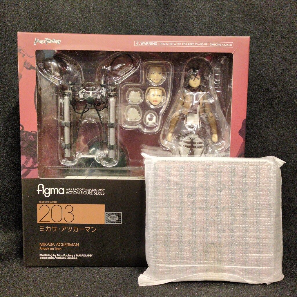 MAXFACTORY figma 進撃の巨人 ミカサ・アッカーマン 特典付 203 - メルカリ