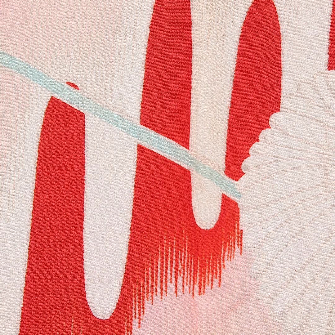 アンティーク 長襦袢 無双袖 身丈124cm 裄丈63cm 正絹 Cランク Mサイズ