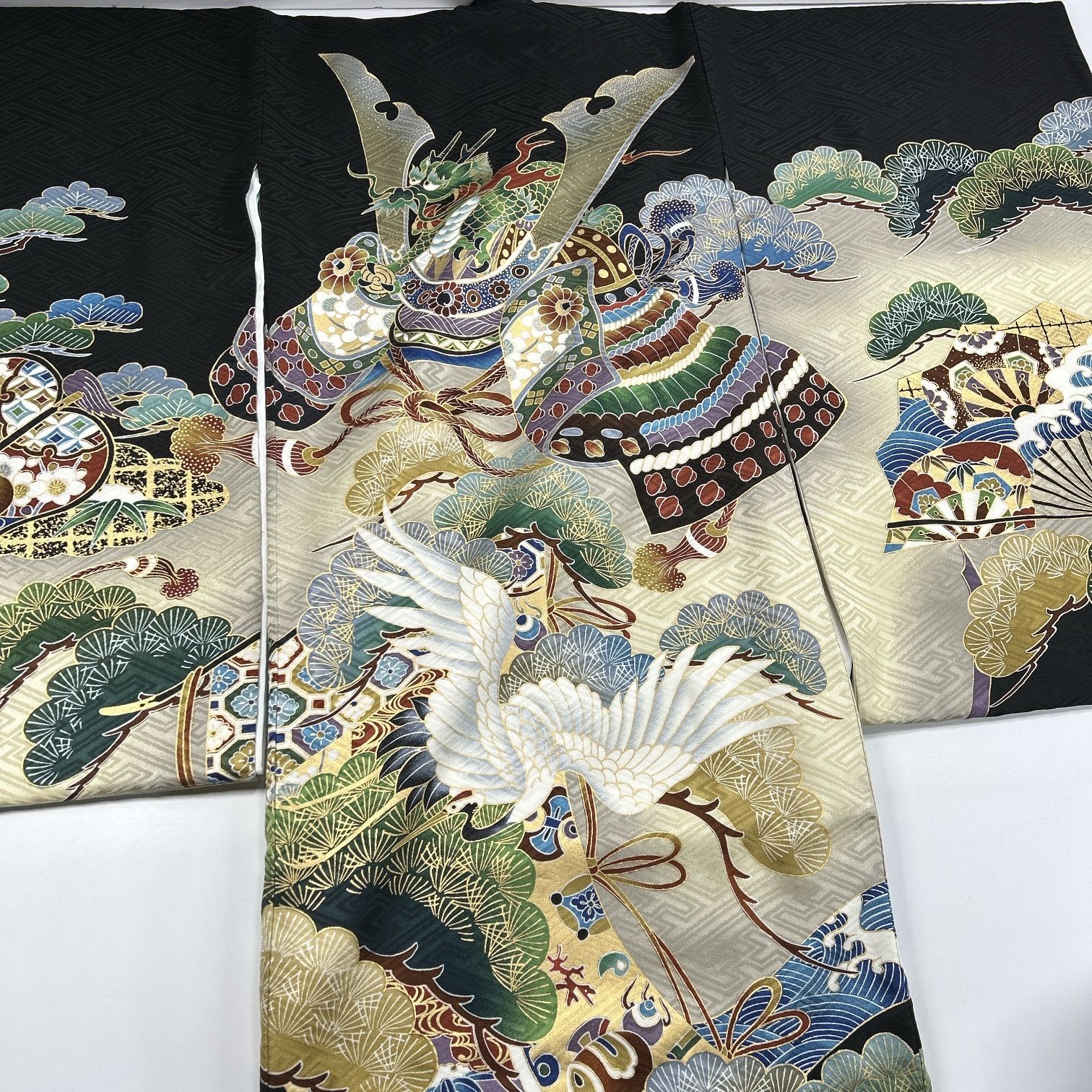 男児着物 8枚 正絹 ポリエステル 着物まとめ売り 同梱購入歓迎