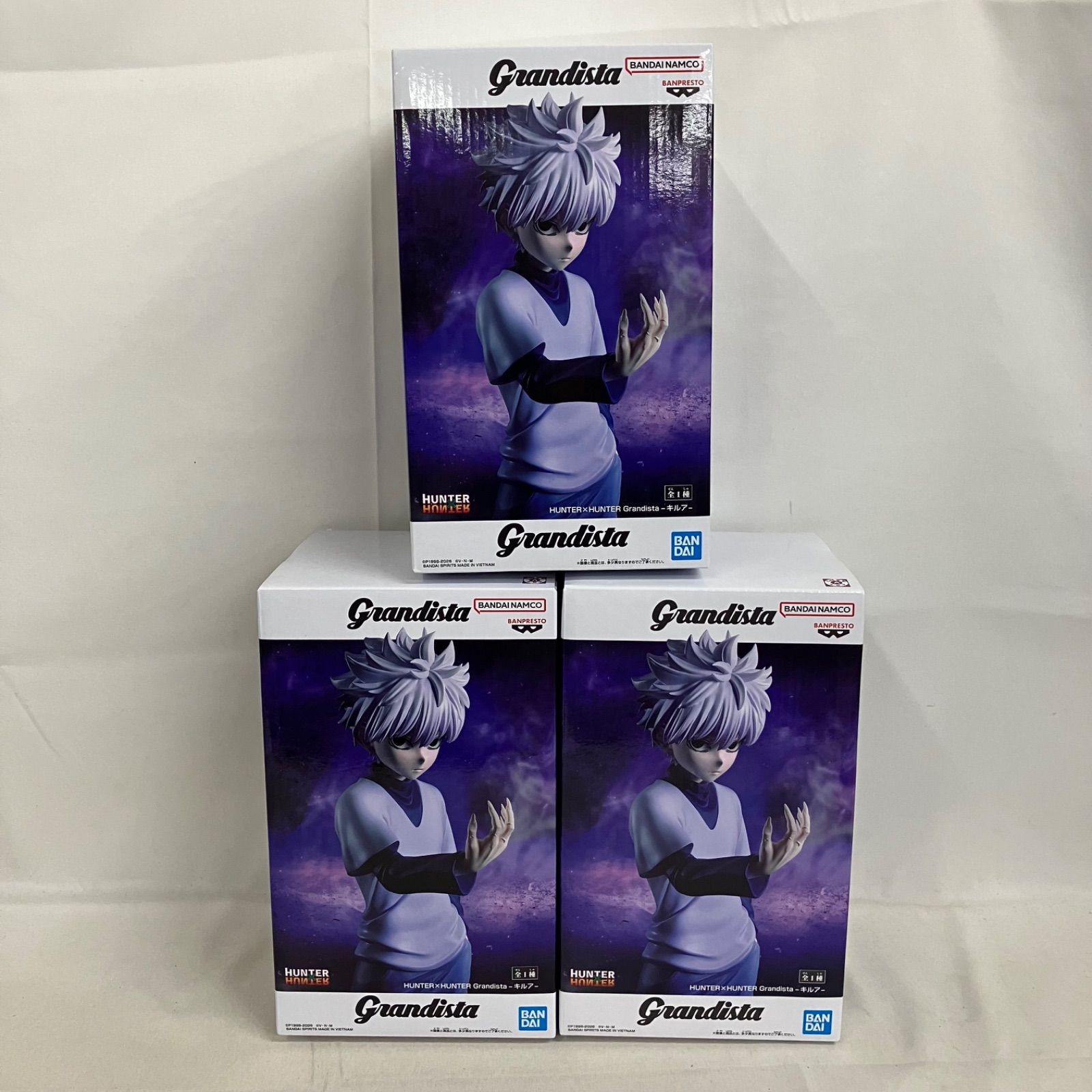 未開封 ハンターハンター Grandista キルア フィギュア 3個セット