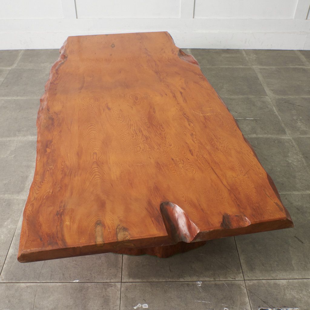 世界自然遺産 屋久杉 一枚板 座卓 テーブル ローテーブル ソファ