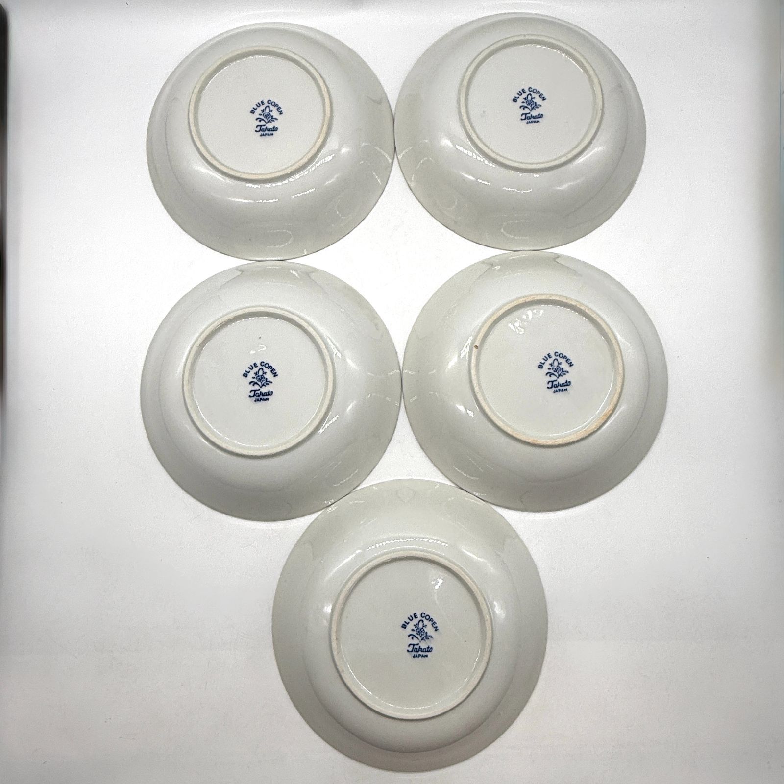 TAKATO Blue Copen ブルーコペン 皿 深皿 ボウル クープセット 5枚