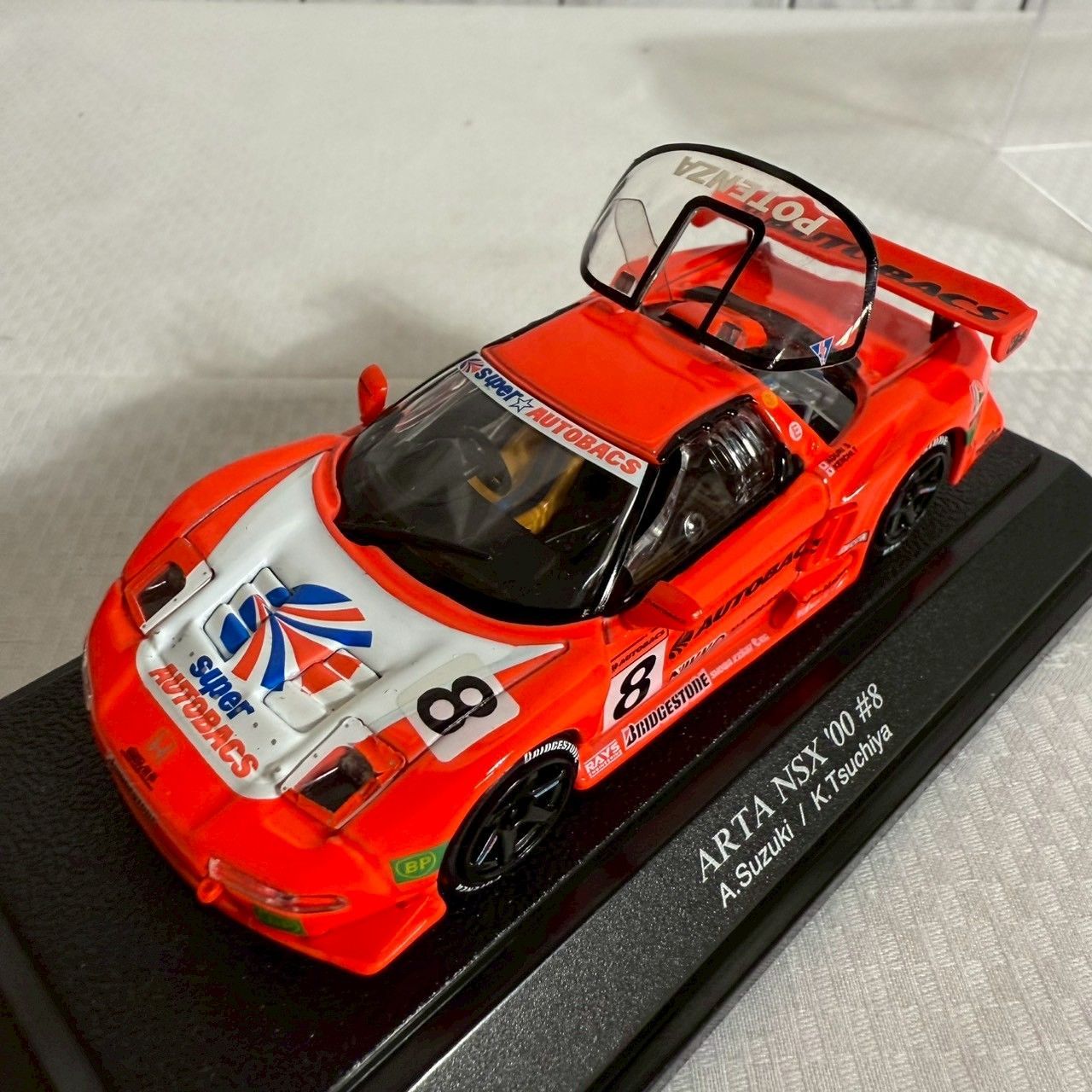 値下げ交渉歓迎 ミニカー HONDA NSX 1/43スケール ARTA NSX 2000年GT