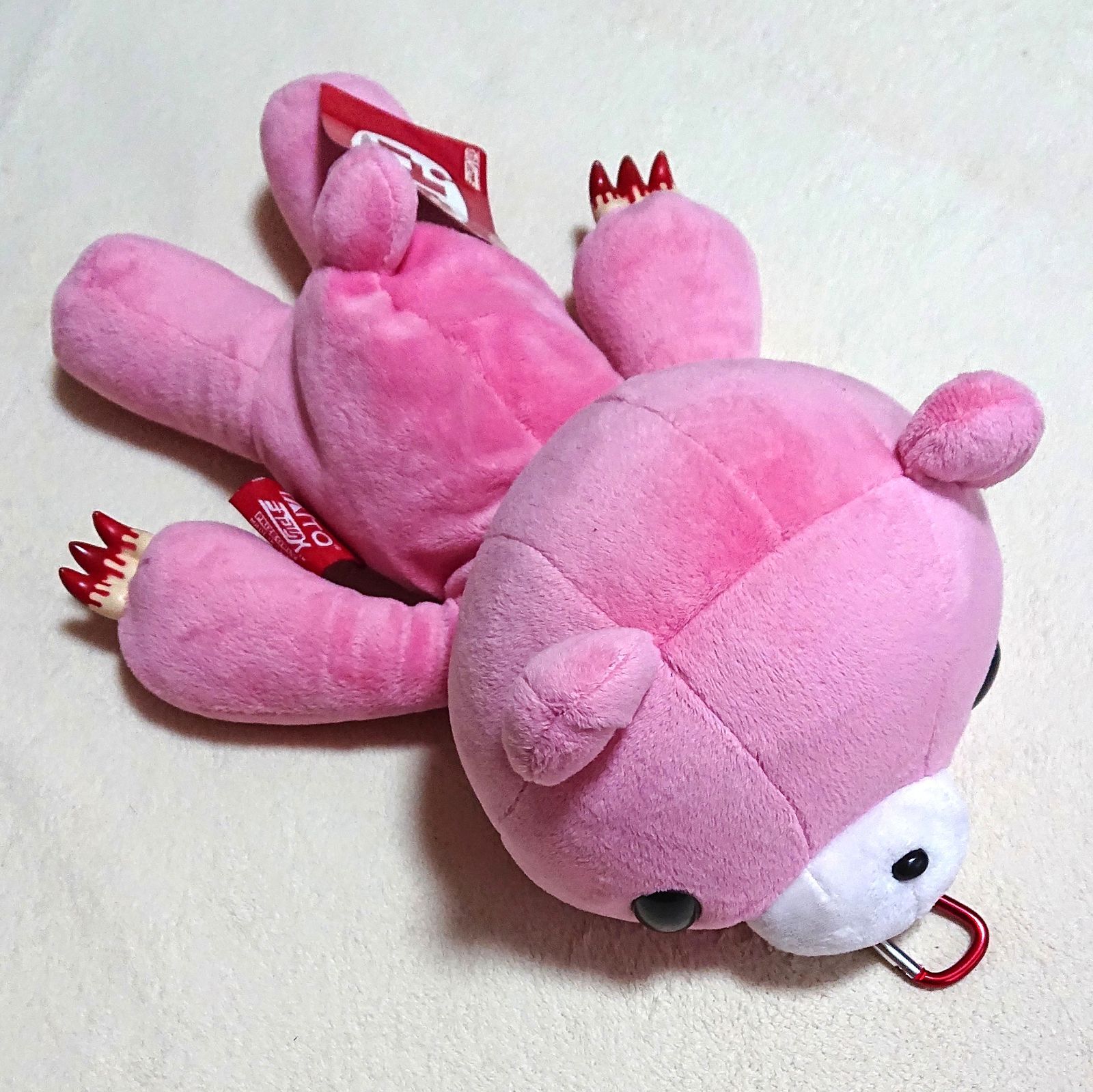 SL脱グルーミー咬筋力じまんポーチ ピンク ぬいぐるみ グル～ミ～ CGP