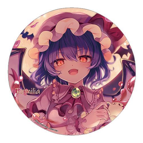 東方Project缶バッジ すなめりドリル缶バッジ レミリア(sekisei)202402